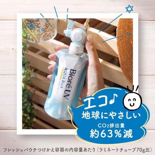 ビオレ UV アクアリッチ ライトアップエッセンス フレッシュパウチ