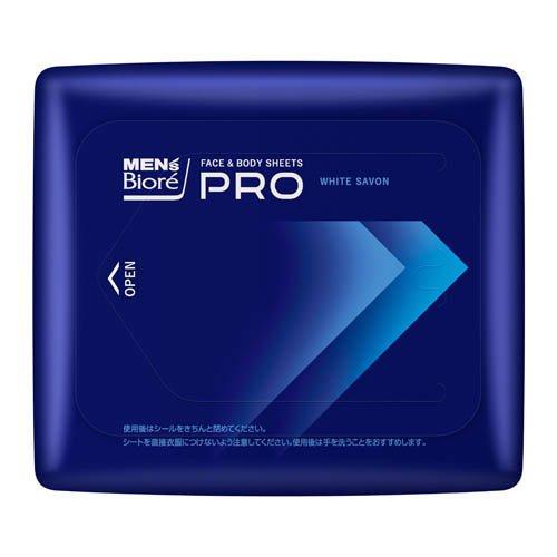 メンズビオレ 顔もふけるボディシートPRO ホワイトサボンの香り ( 26枚