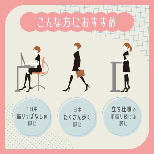 メディキュット ながらメンテナンス 着圧ハイソックス Mサイズ ( 2