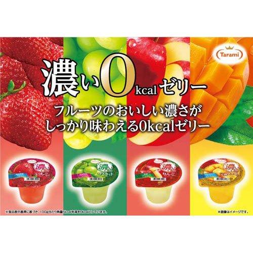 たらみ 濃い0kcal いちごゼリー ( 6個入×4セット(1個195g) )/ : 爽快