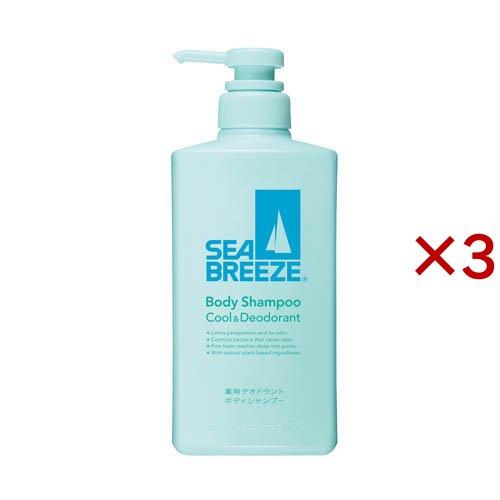 ボディソマシー お得な3本セット　4 シーブリーズ ボディシャンプー クール＆デオドラント f ( 490mL×3