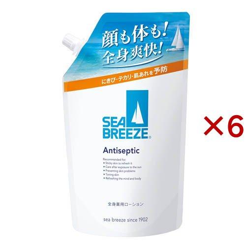 シーブリーズ 全身薬用ローション アンティセプティック f つめかえ(700mL×6セット)[ローションタイプ] シーブリーズ 全身薬用ローション アンティセプティック f つめかえ