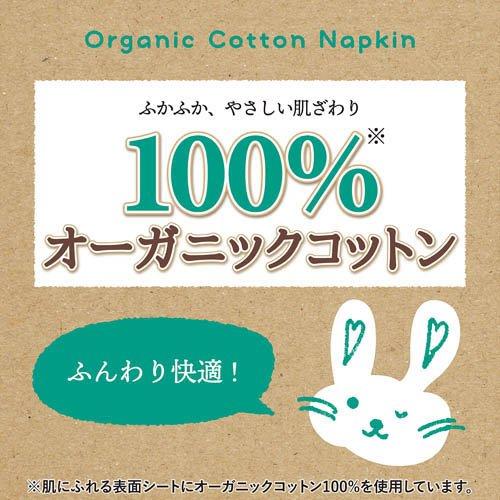 オーガニック コットンナプキン ふつうの日用 羽つき 21.5cm ( 20個入