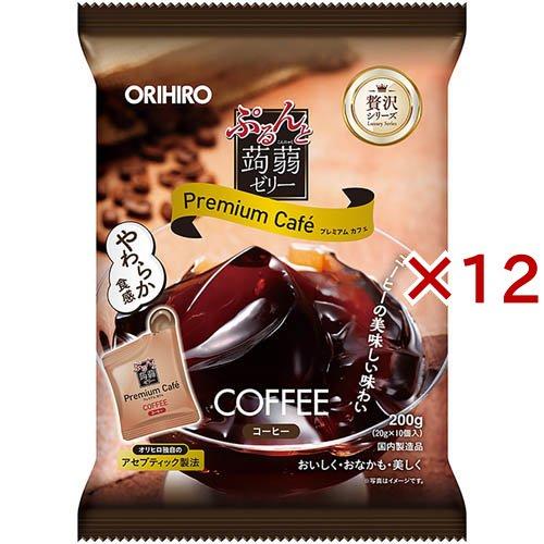 ぷるんと蒟蒻ゼリー プレミアムカフェ コーヒー味 ( 10個入×12セット(1