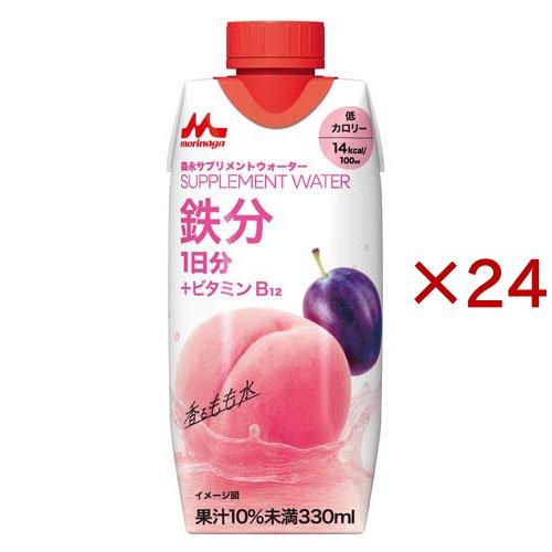森永サプリメントウォーター 鉄分 香るもも水 ( 12本入×2セット(1本