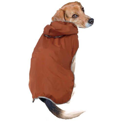 Chiccha！ パパッと着られる ポケット寒さ風よけ雨コート L ブラウン ( 9セット )/ ドギーマン(Doggy Man) |  | 01