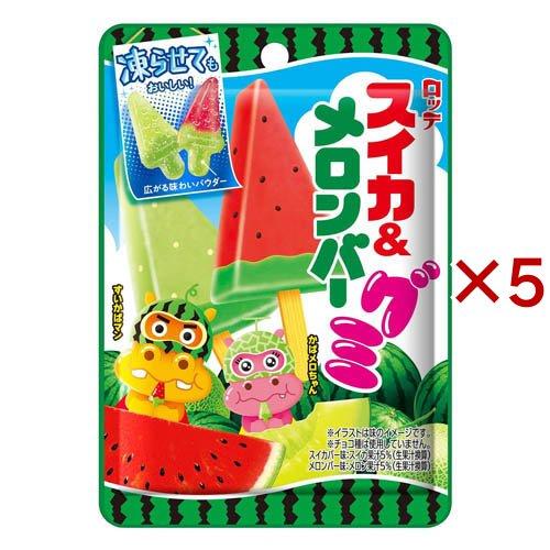 スイカ＆メロンバーグミ ( 73g×5セット ) : 爽快ドラッグ - 通販