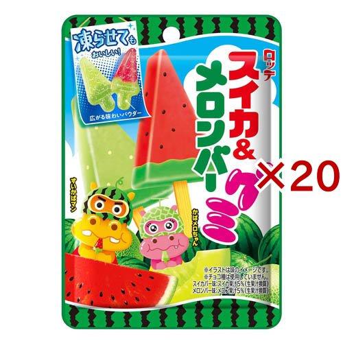 スイカ＆メロンバーグミ ( 73g×20セット ) : 爽快ドラッグ - 通販