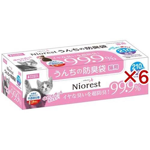 ニオレスト うんちの防臭袋 SS 猫用 ( 210枚入×6セット ) | 
