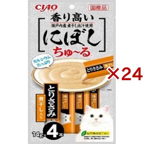 CIAOにぼしちゅ〜る とりささみ煮干入り ( 4本入×24セット(1本14g