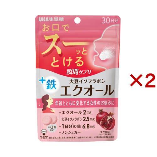 UHA瞬間サプリ エクオール 30日分SP ( 60粒入×2セット ) : 爽快