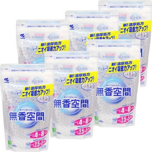 無香空間 消臭ビーズ 無香料 つめ替用 特大 ( 648g×6セット