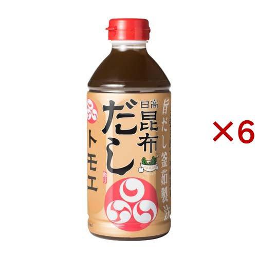 トモエ日高昆布だし彩り ( 500ml×6セット )/ トモエ 液体だしうどん