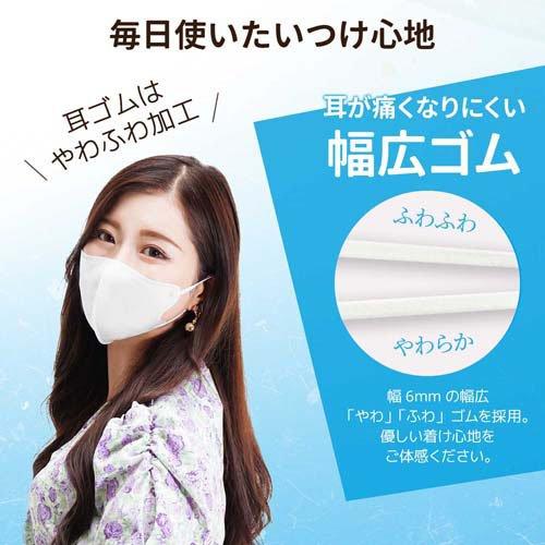 ●在庫処理● マスク 白 1800枚 不織布 立体 不織布マスク おしゃれ 立体型スパンレース不織布カラーマスク 冷感タイプ ホワイト ( 30枚入