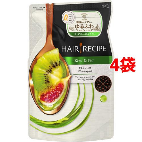 ヘアレシピ キウイ エンパワー ボリューム レシピ シャンプー つめかえ用 330ml 4袋セット ヘアレシピ Hair Recipe 爽快ドラッグ 通販 Yahoo ショッピング