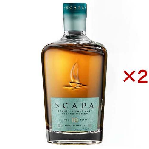 スキャパ10年 シングルモルト ウイスキー ( 700ml×2セット ) : 爽快
