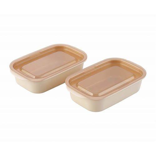 とにかく洗いやすいお弁当箱 270mL ピンクベージュ ( 2個組×120セット )_1