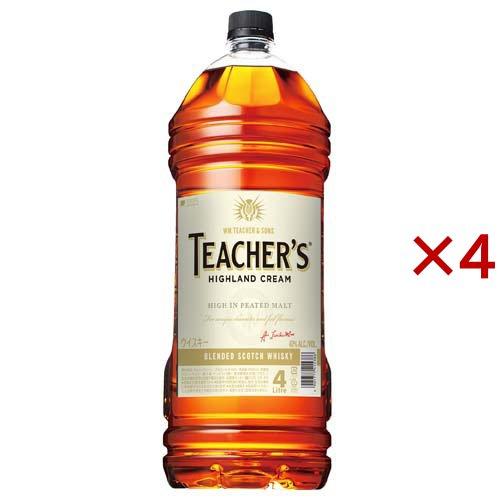 ウイスキーティーチャーズ 4L 2本セット サントリーズウイスキー ティーチャーズ ハイランドクリーム ( 4000ml