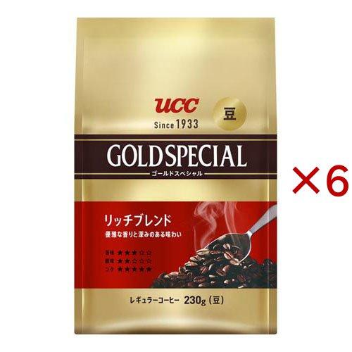 UCC ゴールドスペシャル 炒り豆 リッチブレンド ( 230g×6セット