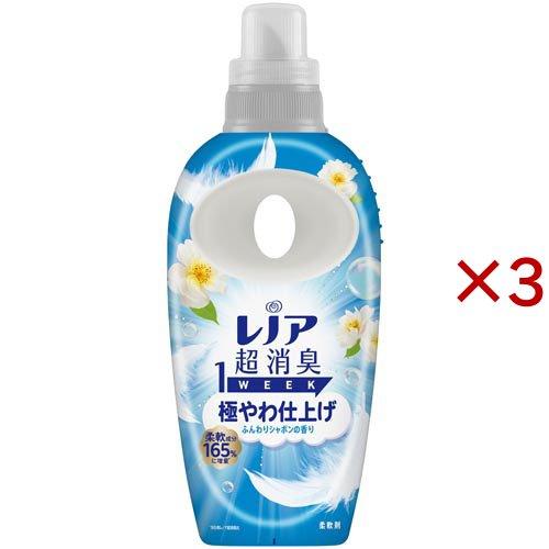 レノア 超消臭1WEEK 柔軟剤 極やわ仕上げ ふんわりシャボンの香り 本体