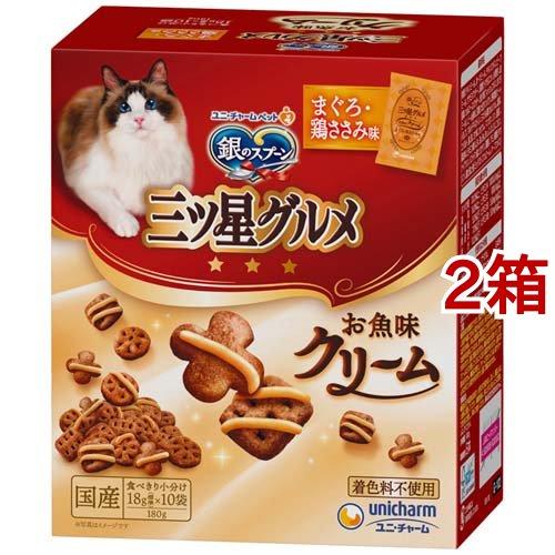 銀のスプーン 三ツ星グルメ お魚味クリーム まぐろ・鶏ささみ味 ( 180g