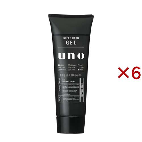 ウーノ スーパーハードジェル f ( 180g×6セット )/ ウーノ(uno) : 爽快