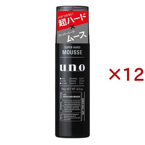 uno ダブルペースト スーパーハード 6本セット90g✖️３22g✖️3 ウーノ スーパーハードムース f ( 180g×12セット )/ ウーノ(uno