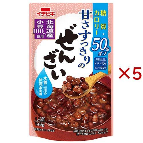 甘さすっきりの糖質カロリー50％オフぜんざい ( 140g×5セット