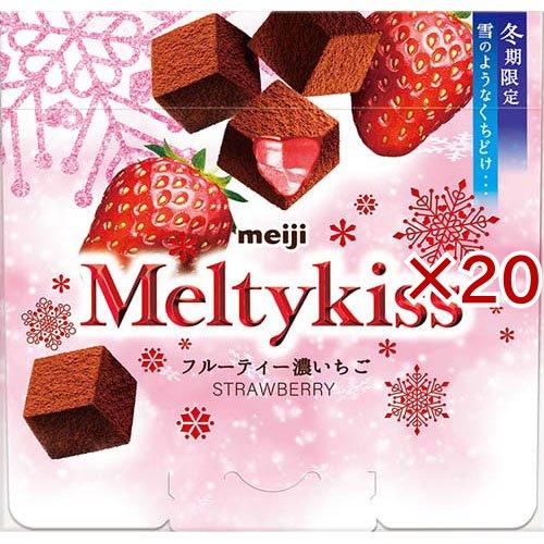 めぐいちご メルティーキッスフルーティー濃いちご ( 53g×20セット )/ メルティー