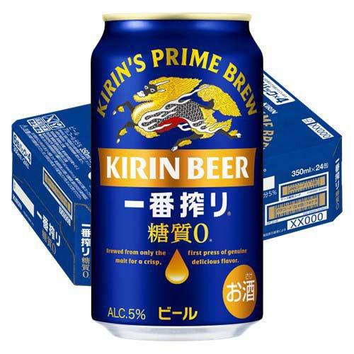 キリン 一番搾り 糖質ゼロ ( 24本入×3セット(1本350ml) )/ 一番搾り糖