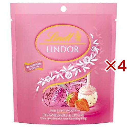 リンツ リンドール ストロベリー ( 36g×4セット )/ Lindt(リンツ