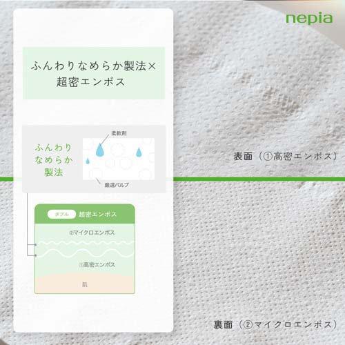 ネピア トイレットペーパー 1.5倍巻 45m ダブル 無香料 ( 8ロール入×3