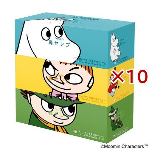 ネピア 鼻セレブティッシュ ムーミンコラボパッケージ ( 3箱入×10