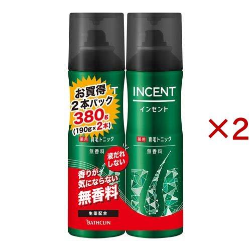 インセント 薬用育毛トニック 無香料 ペアパック ( 2本入×2セット(1本