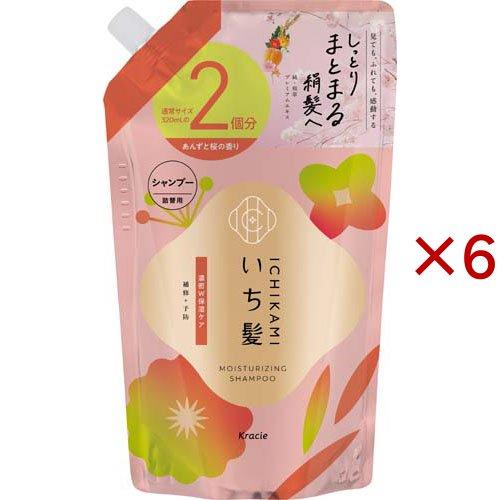 いち髪 濃密W保湿ケア シャンプー 詰め替え 大容量 ( 640ml×6セット