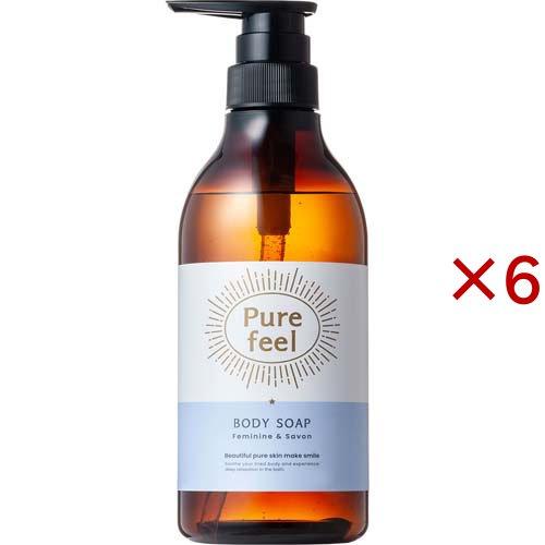 ピュアフィール ボディソープ フェミニン＆サボンの香り 本体 ( 480ml