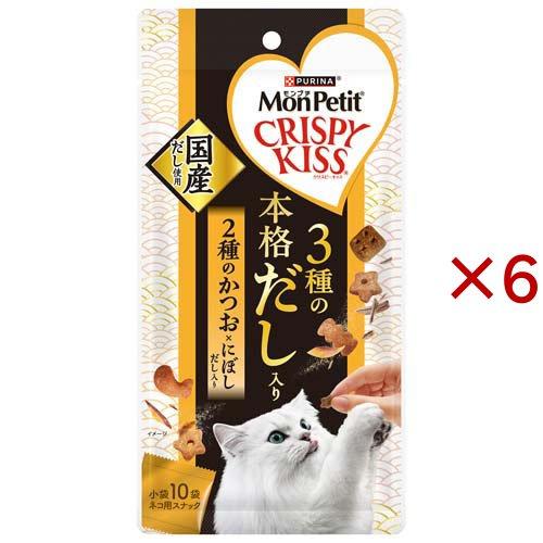 モンプチ クリスピーキッス 3種の本格だし入り 2種のかつお×にぼしだし