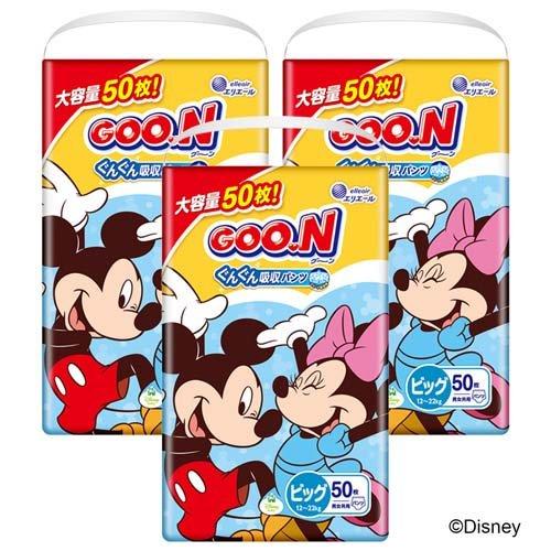グーン ぐんぐん吸収パンツ BIGサイズ ディズニー ( 3個入×2セット(1個