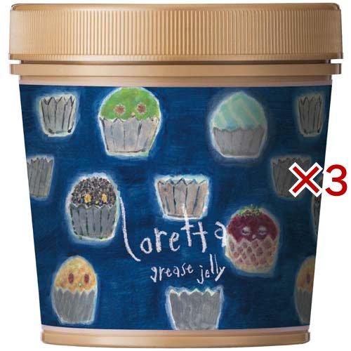 新品未開封　Lorettaロレッタ　グリースゼリー　青　まとめ売り ロレッタ グリースゼリー ( 280g×3セット )/ ロレッタ(Loretta) : 爽快