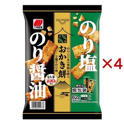 三幸製菓 おかき餅 2種ののり味 ( 82g×4セット ) : 爽快ドラッグ