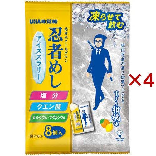 忍者めしアイススラリー すっきり柑橘味 ( 8個入×4セット(1個22g