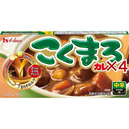こくまろカレー 中辛 ( 145g×4セット )/ こくまろシリーズ : 爽快