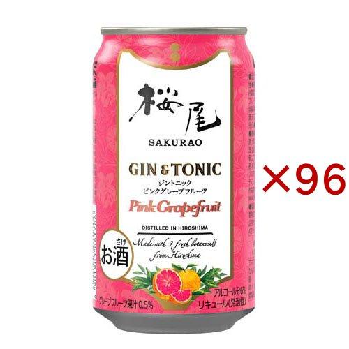 桜尾 GIN ORIGINAL ジントニック ピンクグレープフルーツ ( 24本入×4