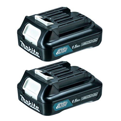 マキタ 純正 バッテリー 10.8V 1.5Ah BL1015 A-59841 国内正規品 ( 2台