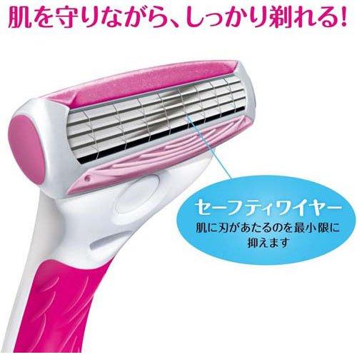 シック クアトロ4 フォーウーマン ホルダー ( 替刃2コ付(内1コは