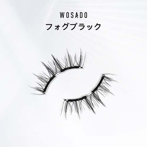 WOSADO ソフトマグネット式つけまつげ フォグブラック ( 1セット