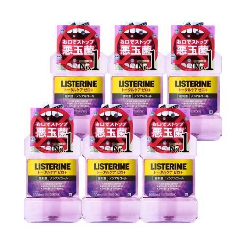 薬用リステリン トータルケアゼロプラス ノンアルコール クリーンミント味 1000ml 6個セット Listerine リステリン マウスウォッシュ 爽快ドラッグ 通販 Yahoo ショッピング