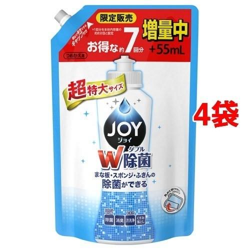 除菌ジョイ コンパクト 食器洗剤 つめかえ用 超特大 増量 11ml 4袋セット ジョイ Joy 爽快ドラッグ 通販 Yahoo ショッピング