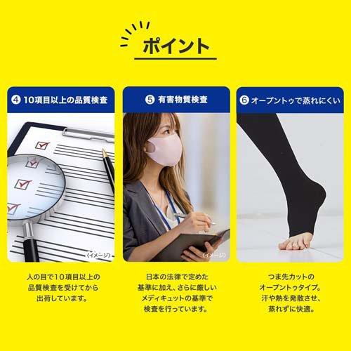 メディキュット リンパケア 弾性 着圧 ソックス ひざ下つま先なし