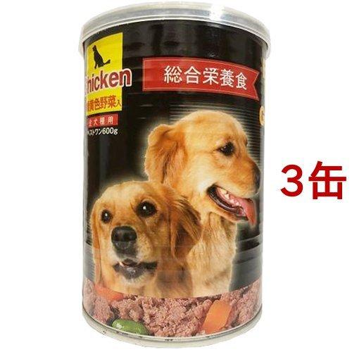 ベストワンゴールド BIG チキン＆緑黄色野菜入 ( 600g*3缶セット